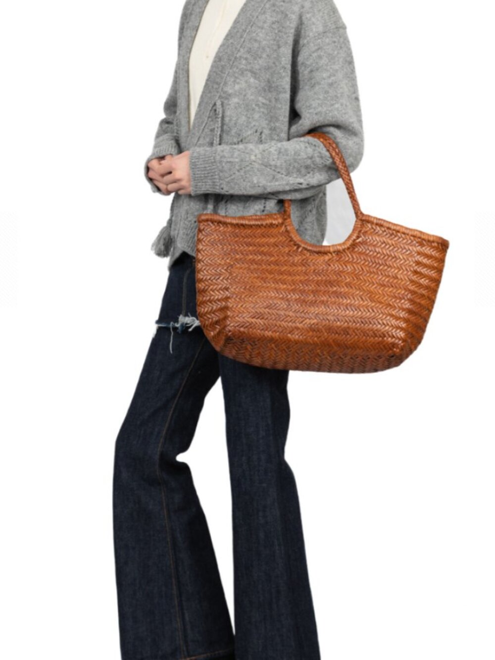 Dragon Diffusion Nantucket Basket Big Tan